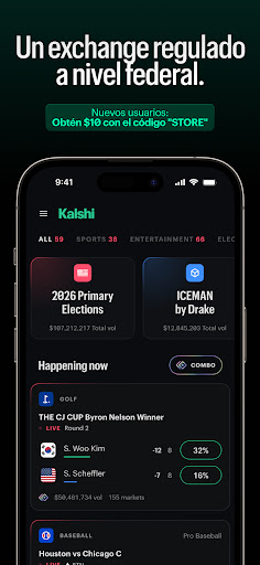 Kalshi: Opera el Mundial Captura de Pantalla de la Aplicación Android 2