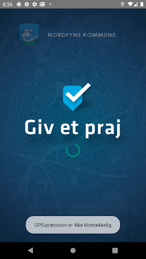 Android application Giv et praj – Nordfyns Kommune screenshort