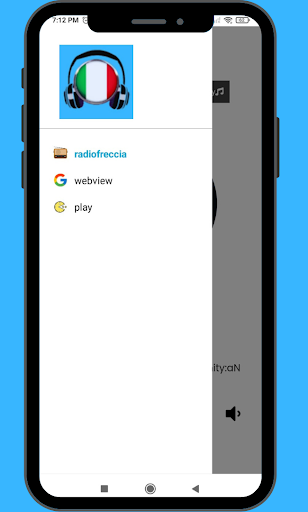 Android application Radio Freccia screenshort
