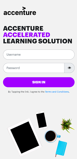 Android application Accenture Accelerated Learning screenshort