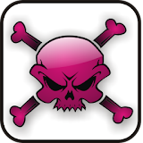 Skull & Bones pink doo-dad icon