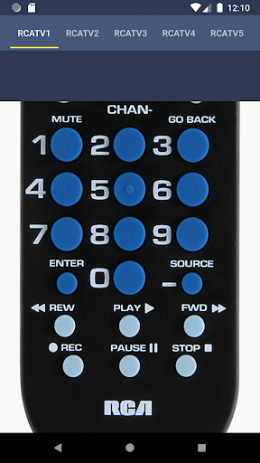 RCA TV Remote Screenshot 3 - AppWisp.com