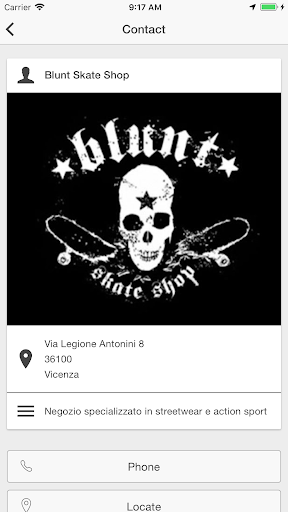 Blunt Skate Shop Screen 2