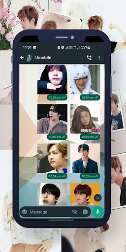 Hyungwon Animated WASticker Screen 3