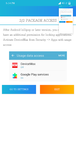 DeviceMax Lockdown Screen 3