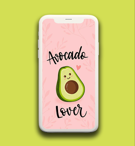 Cute Avocado Wallpaper Screen 2