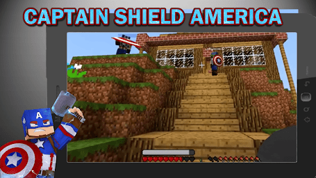 Captain Shield Mod for MCPE