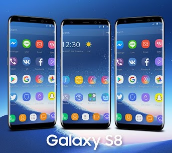 Theme for Samsung S8 For PC installation