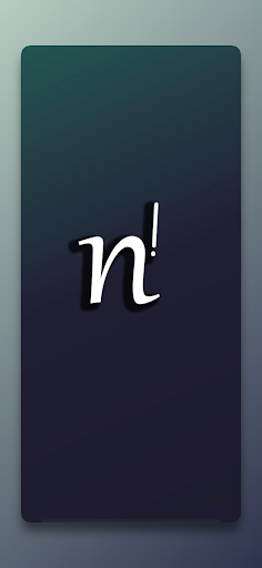 Android application Factorial Calculator screenshort