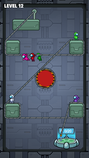 Among Crew Rope Rescue Us