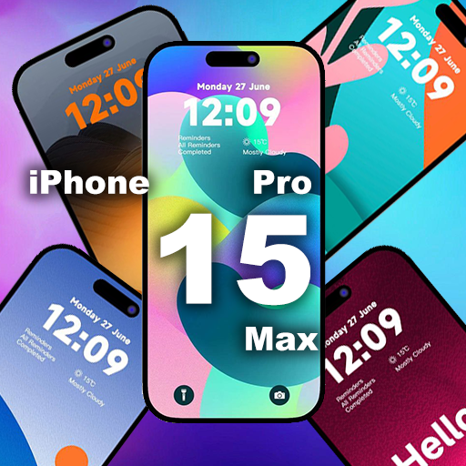 iPhone 15 Pro Max Launcher logo