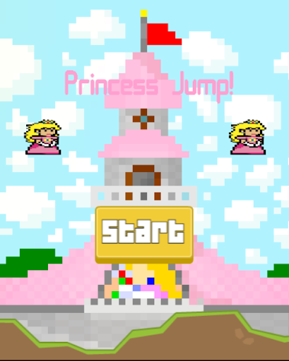 Android application Princess Jump screenshort