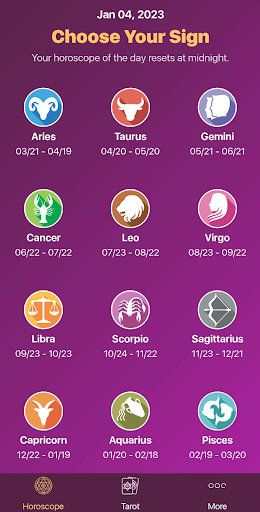 Android application Daily Horoscope - Tarot Reader screenshort