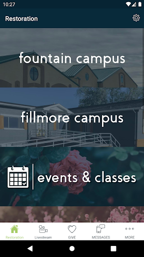Android application Restchurchcs screenshort
