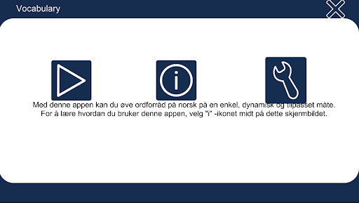 Norwegian for low vision Screen 3