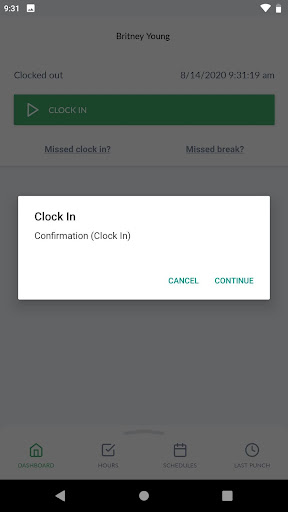 TCP MobileClock Screen 2
