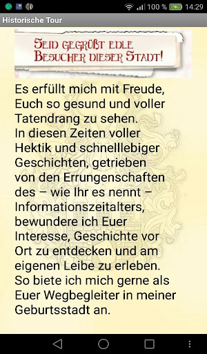 Celle, Demo Historische Tour Screen 2