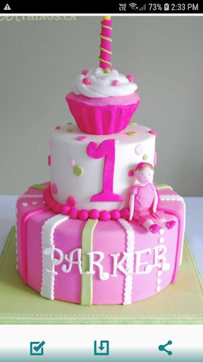 Android application Birth Day Cake Designs, Wishes screenshort