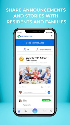 Android application Centrim Life Staff App screenshort