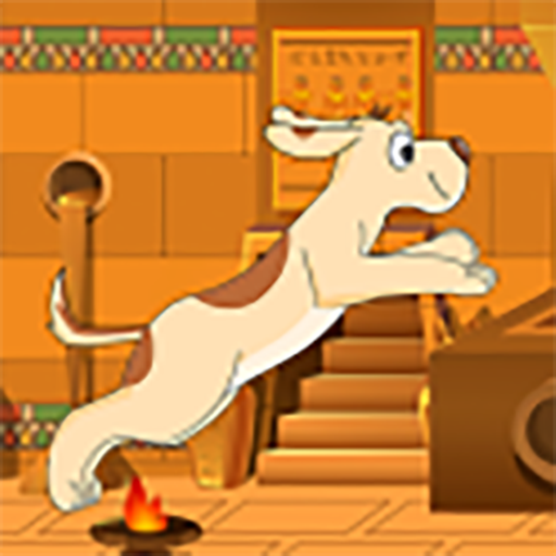 Dog Rush : Funny Dog running i logo