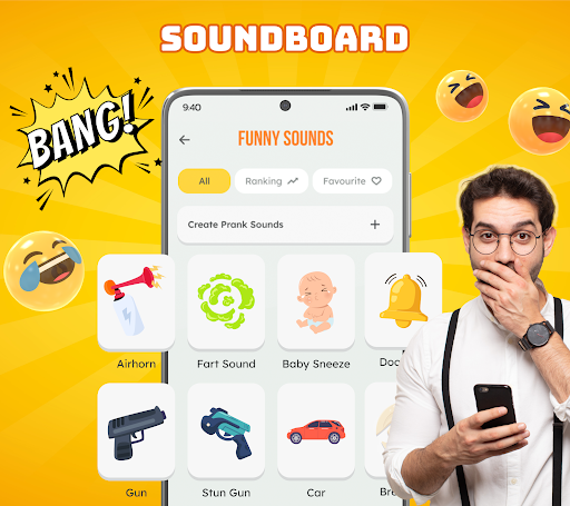 Funny Sounds - Prank Games Screenshot 1 - AppWisp.com