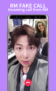 Screenshot 2 BTS RM Fake Call android