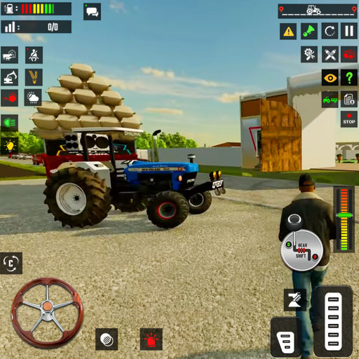 US Farming Tractor Game 2023 logo