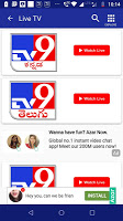 screenshot of TV9  Kannada