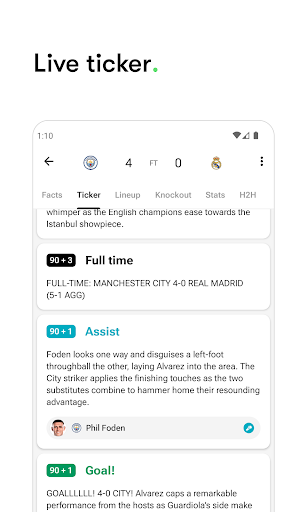 FotMob - Soccer Live Scores - Sports - apps