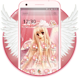 Pink Angel Theme icon