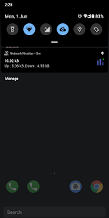 Live Internet Speed Monitor wi Screenshot