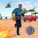 Policía Robo De Autos Juego 3D icon