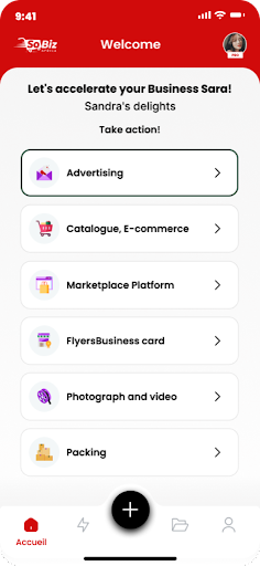 Android application SoBiz Africa screenshort