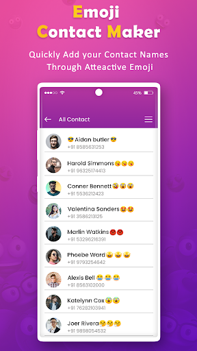 Emoji Contact Maker