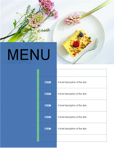 Party-Restaurant Menu Template Screen 2