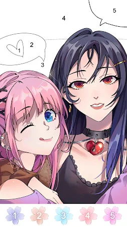 Game screenshot 楽しい色：ハッピーカラーリングブック mod apk