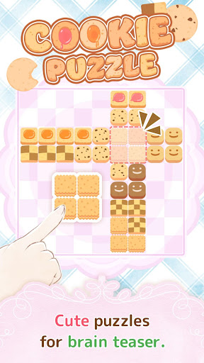 Android application Cookie puzzles. Cute & enjoy! screenshort