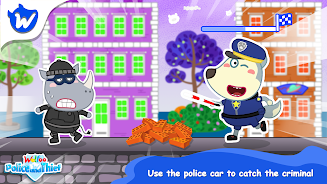 Wolfoo Police And Thief Game screenshot 1