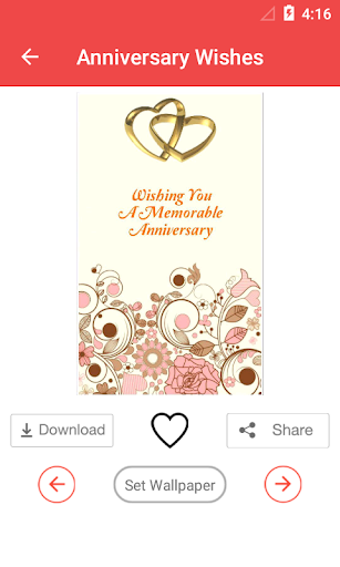 Anniversary Wishes Screen 3