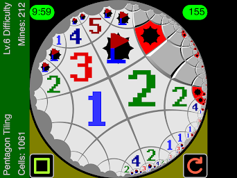 Warped Mines: Minesweeper Game