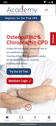 Academy of Physical Medicine Screen 3