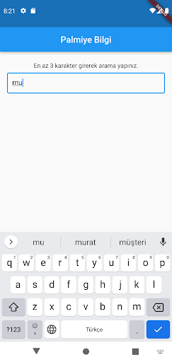 Palmiye Bilgi Screen 2