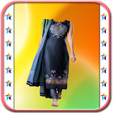 Woman Party Wear Photo Suit icon