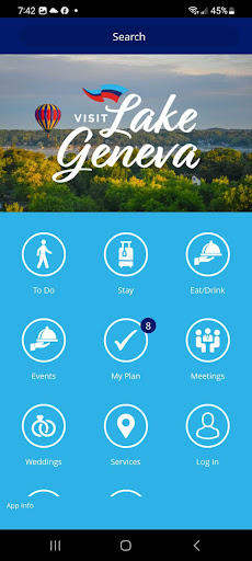 Screenshot of Visit Lake Geneva