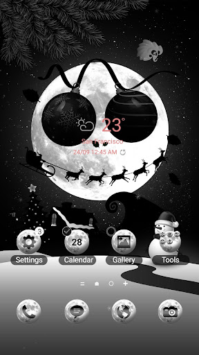 Android application Spooky Christmas - Wallpaper screenshort