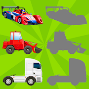 Vehicles Shadow Puzzles for Toddlers!
