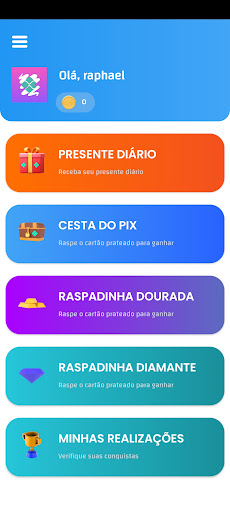 Android application Raspadinha do Pix - Scratch screenshort