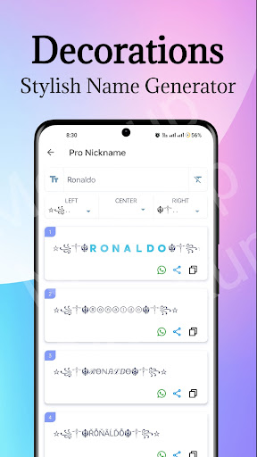 Fancy Text Generator Screen 2
