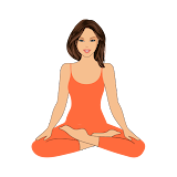 Rhythmic Breathing. Meditation icon