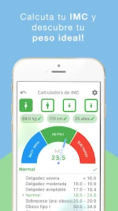 IMC Calculadora: Control peso